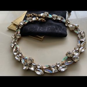 🔥NWT JCrew Iridescent Crystal Statement Necklace
